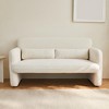 GDFStudio Fairton Modern Velvet Upholstered Loveseat Sofa - 2 of 4