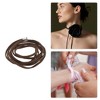 Unique Bargains Tie Velvet Bow Pattern Adjustable choker necklace Wrap around wrist bracelet 1 Pc - 3 of 4