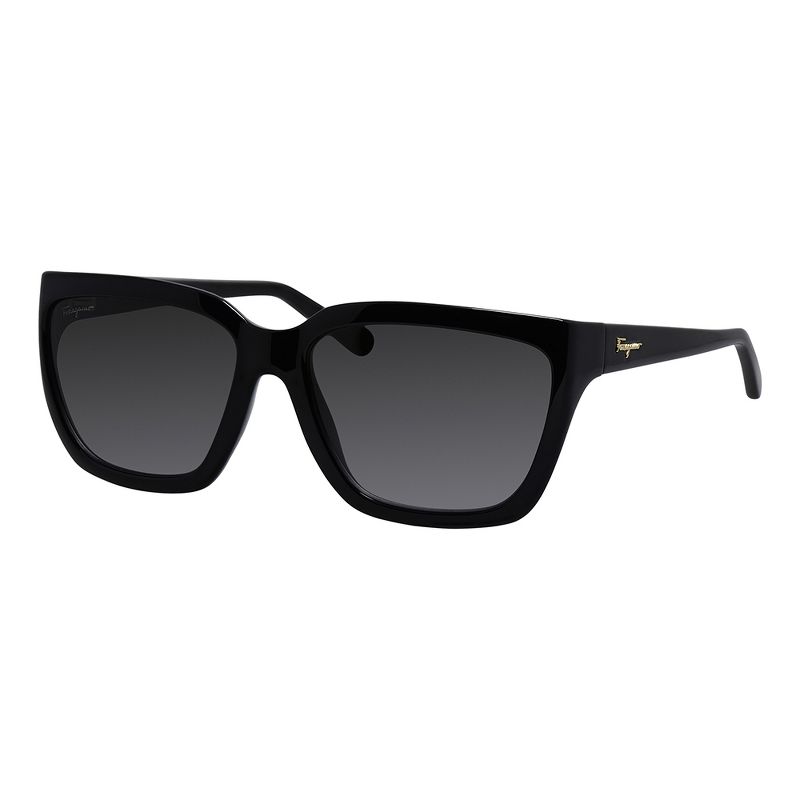 Salvatore Ferragamo   Womens Modified Rectangle Sunglasses Black 59mm, 1 of 4