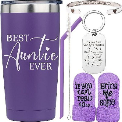 Doradreamdeko Best Auntie Ever Mug, Purple : Target