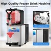 Mojgar 3L Commercial Slushy Maker Machine Stainless Steel Home Slush Frozen Drink Machine with Automatic Clean - 4 of 4