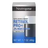 Neutrogena Rapid Wrinkle Repair Pro + 0.3% Night Cream - 1.7 fl oz