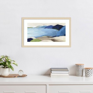 Amanti Art Beach Island by Allison Pearce Framed Wall Art Print - 1 of 4