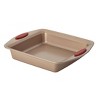 Rachael Ray 3pc Nonstick Cookie Sheet Set With Red Grips : Target