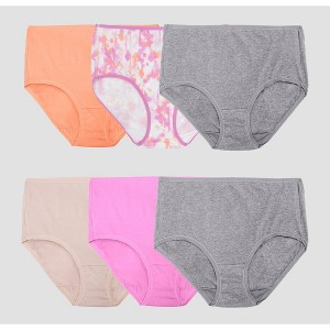  Fruit of the Loom Women's Stretch Comfort Cotton Briefs - Colors May Vary - 1 of 4