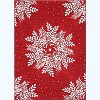 TackView Christmas Snowflake Area Rug Rug Washable Non Slip,Christmas Rugs for Living Room, Low Pile Throw Rug Carpet - 4 of 4