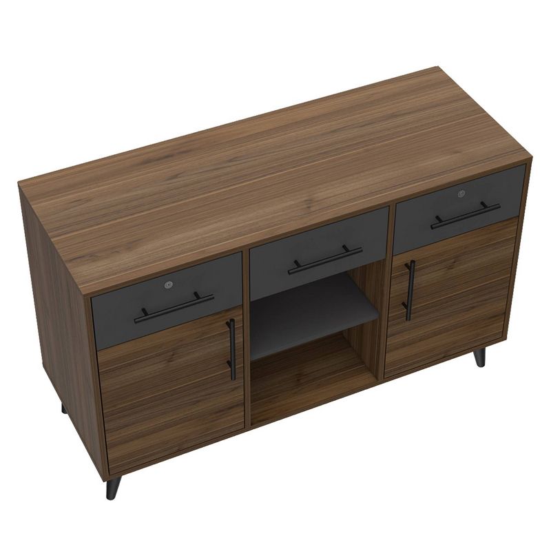 Lindon File Console Table Brown - RST Brands, 5 of 9