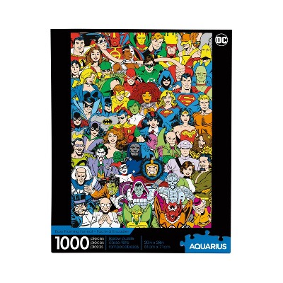 AQUARIUS DC Comics Retro Cast 1000 Piece Jigsaw Puzzle