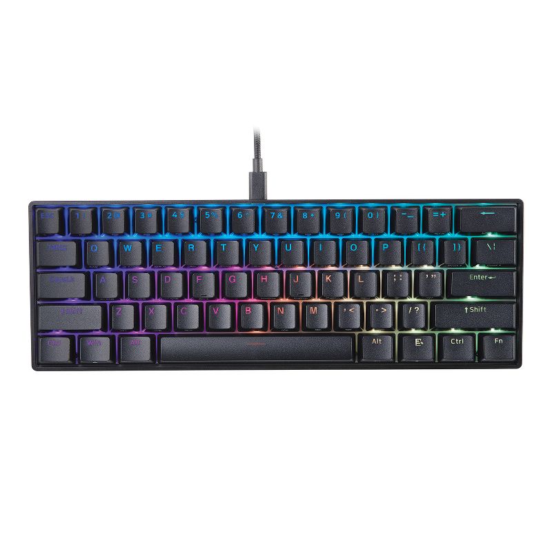 MAD CATZ® S.T.R.I.K.E. 6 60%-Form-Factor RGB Wired Mechanical Gaming Keyboard, 1 of 10