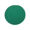 Unique Bargains Trivet Round Rope Woven Mat Cotton Non-woven Fabric 7.87"x7.87"x0.31" - 3 of 3