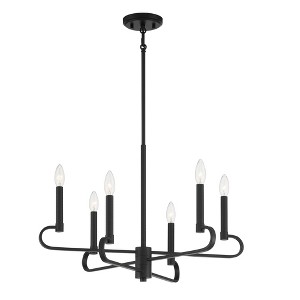 Designers Fountain Summit 6 - Light Chandelier in  Matte Black - 1 of 1