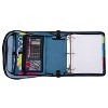 Case-it Print Might Zip Tab Zipper Binder Expanding File Folder and Shoulder Strap and Handle - 2 of 3