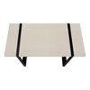 NicBex 48" Industrial Computer Desk with Grey Reclaimed Wood-Look Black Metal Legs, X-Shaped Support for Home Office, Laptop/Work - 4 of 4