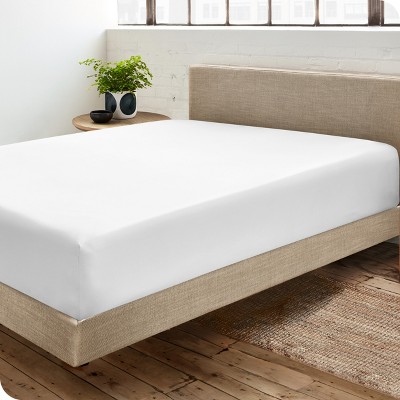 400 Thread Count Organic Cotton Sateen Fitted Sheet by Bare Home
