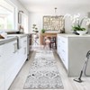 Area Rug Machine Washable Rug Vintage Ultra-Thin Low Pile Rugs Non Slip Non Shedding Rug Foldable Indoor Carpet for Bedroom Living Room - 2 of 4