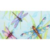 Olivia’s Home Crystal Dragonflies Indoor Doormat – 22" x 32", Artistic Botanical Style for Entryway or Kitchen - 2 of 3