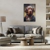 Stupell Industries Dog in Timeless Suit Fashion Canvas Art - 3 of 4