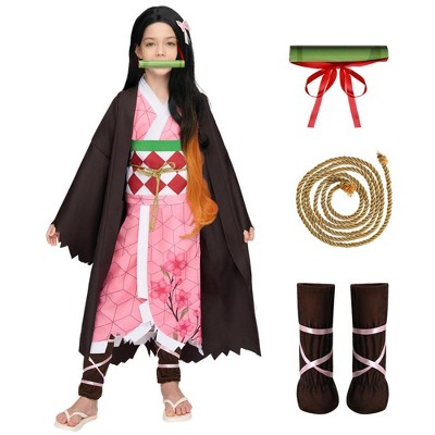 SYNCFUN Girl's Ninja Halloween Costume Dress for Halloween Cosplay Party