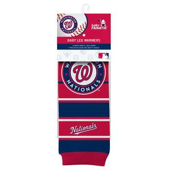 Baby Fanatic Officially Licensed Toddler & Baby Unisex Crawler Leg Warmers - MLB Washington Nationals
