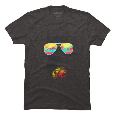 Men's Design By Humans Cat Breeze By Artemple T-Shirt