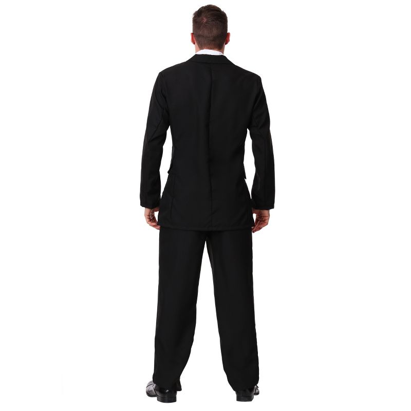 HalloweenCostumes.com 2X  Men  Plus Size Black Suit Costume., Black, 2 of 4