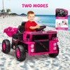 Ride on Dump Truck, 12 Volt Ride on Toys with Electric Dump Bed, Electric Car for Kids with Remote Control, Shoel, LED Lights, Musci Player - 4 of 4