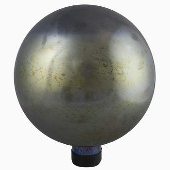 Northlight 10" Mercury Glass Metallic Mirrored Outdoor Garden Gazing Ball