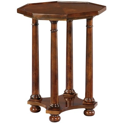 Hekman Pillar End Table Macadamia 11105