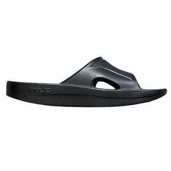 Telic Recharge Arch Support Comfort Slide Sandals - XL - Midnight Black