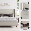 51.2"Bed Frame with High Headboard,Upholstered Bed - 4 of 4