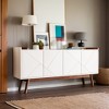 Hommoo 55" Sideboard Buffet, Wood Credenza Kitchen Buffet Cabinet with Doors - 4 of 4