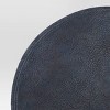 Faux Leather Decorative Charger Blue - Threshold™