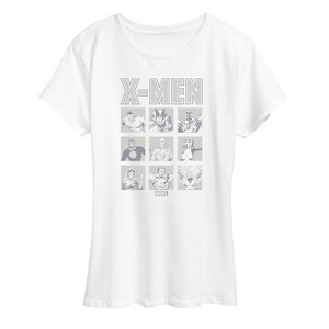 Women's - Marvel - X-Men Comic Character Grid Short Sleeve Graphic T-Shirt - 1 of 4