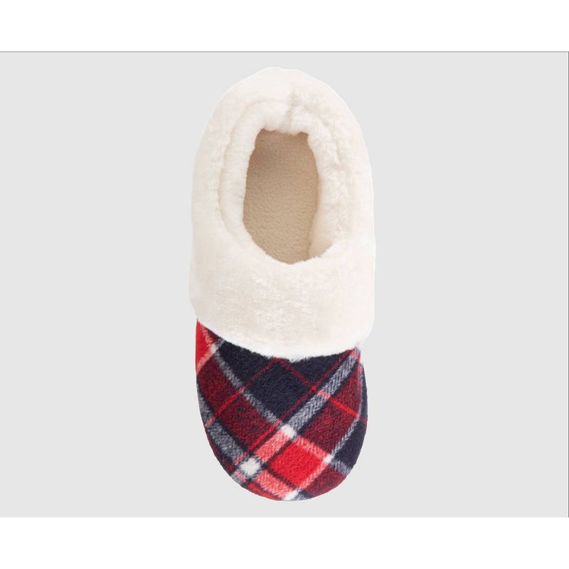 Isotoner Women's Plaid Page Hoodback Slippers, 3 of 6