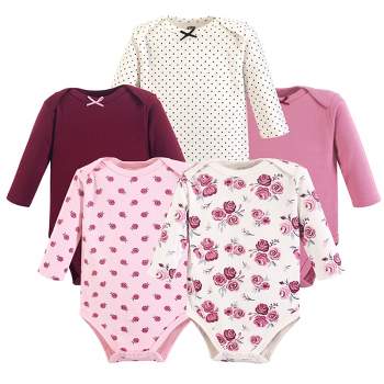 Hudson Baby Infant Boy Cotton Long-sleeve Bodysuits, Hola Ladies 5