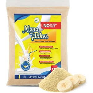 Nutritional Designs Nana Flakes Dried Banana 2 lb – Gentle Digestive Aid & Natural Diarrhea Relief Supplement - 1 of 4