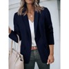 Womens Casual Blazers Open Front Long Sleeve Work Office Suit Jackets Blazer - 2 of 4