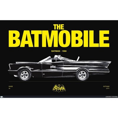 Trends International DC Comics Batman: 85th Anniversary - 1966 Batmobile Framed Wall Poster Prints