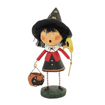 Lori Mitchell 7.75 In Trixie Witch Halloween Pumpkin Figurines