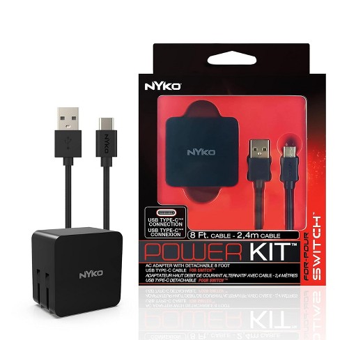 Nyko Switch Power Kit - Portable AC Adapter for Nintendo Switch, Switch Lite, and OLED Switch - image 1 of 4