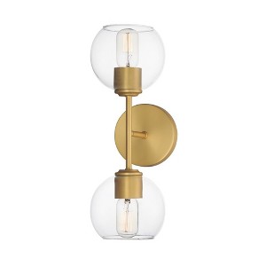 Maxim Lighting Knox 2 - Light Wall Light in  Natural Aged Brass - 1 of 3