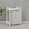 Laundry Hamper Organizer, Laundry Basket, Laundry Sorter with A Pull-Out and Removable Bag, Shelf, Laundry Bin 17.2 Gal (65 L) - 3 of 4