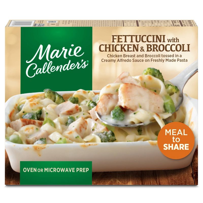 Marie Callender&#39;s Frozen Meal To Share Fettuccini With Chicken &#38; Broccoli - 26oz, 1 of 6