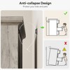 Modern 5 Drawers Dresser, Chest of Drawers Closet Organizers and Storage Clothes, Modern Dressers(White) - 4 of 4