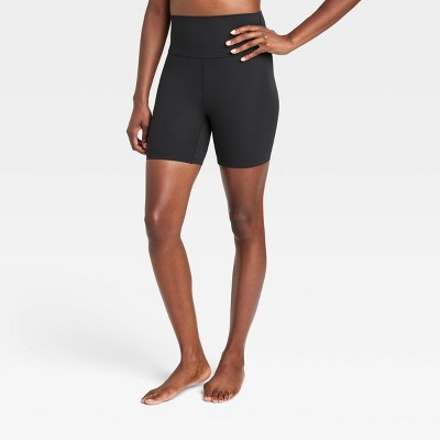 All in Motion Women's Sculpted Pull-On High Waisted Bike Shorts