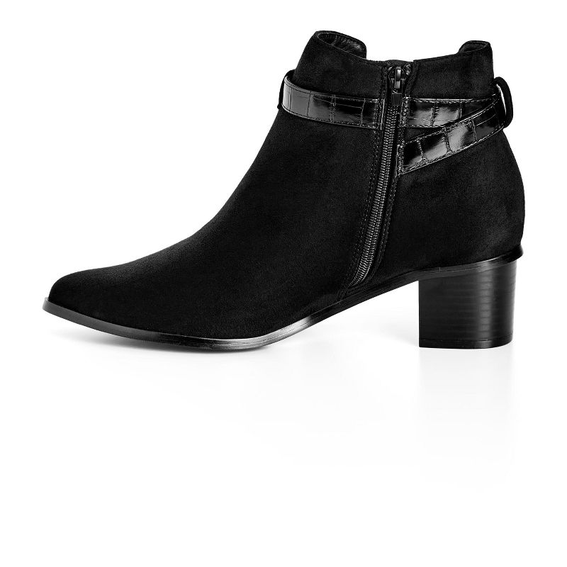 Women's WIDE FIT Alias Cut Out Ankle Boot - black | CITY CHIC, 4 of 8