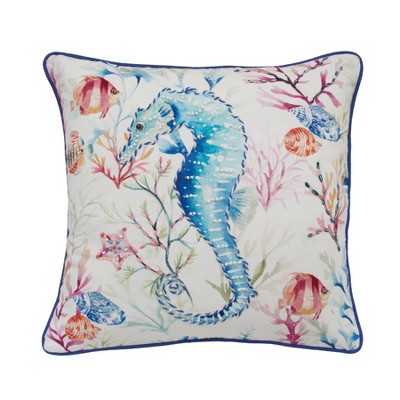 C&F Home Nautical Seahorse Pillow