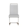 Anybear Modern Dining Chairs,PU Faux Leather High Back Upholstered Side Chair for Dining Room,Set of 4 - 2 of 4