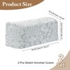 Unique Bargains Anti-Slip Stretch Jacquard Couch Arm Slipcovers 2 Pcs - 2 of 4