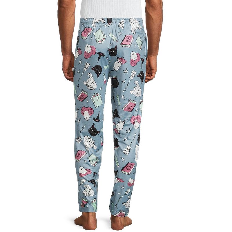 Hocus Pocus Mens' Sanderson Sisters Spells Sketch Art Pajama Lounge Pants, 2 of 5